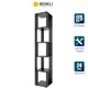 Стеллаж Beneli 33x176.1x33 см ЛДСП цвет черный