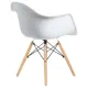 Кухонный стул Dobrin Daw LMZL 62x62x64.5 см полипропилен цвет белый