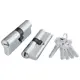 Цилиндровый механизм Fuaro 2000ZAKey90(40+10+40) CP хром 5Key