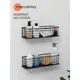 Полка Moroshka 38.3x10 см Сталь цвет черный