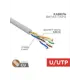 Кабель витая пара Rexant U/UTP CAT 5e PVC 4PR 24AWG indoor solid серый 305 м