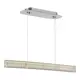 Люстра подвесная светодиодная ST Luce Latozzo Sl6008.133.01 11 м² теплый белый (желтый) свет цвет хром