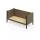 Кровать Solarius Тахта сплошное основание kor100-190ser-full 110 x 101 x 200 см дерево цвет коричневый, антрацит