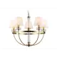 Люстра подвесная Ambrella light High light Lh71251 5 ламп 20 м² цвет белый, латунь