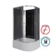 Душевая кабина Niagara E100/80/40L/TN/BK высокий поддон 100x80см