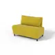 Диван Salon tron Twin divan_twin_05 100x67x64 см велюр цвет горчичный