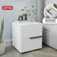Тумба прикроватная Letta Монте 40x46x39 см 2 ящика ЛДСП цвет белый