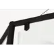 Душевой уголок Cezares ECO ECO-O-P-1-90-P-NERO пятиугольный 90x90см черный профиль эффект стекла матовый