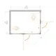 Душевой уголок Cezares LINER LINER-AH-2-120/90-C-Cr-L прямоугольный 120x90см серебристый блеск профиль эффект стекла прозрачный