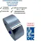 Клейкая лента DEC International ALU050R 50мм x 45м х 30 мкр