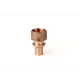 Переходник Рехау 3/4"x20 мм ВР бронза