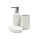 Набор аксессуаров для ванной комнаты Bath Plus Guscio SET3: дозатор для жидкого мыла, мыльница, стакан для зубных щеток