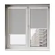 Рулонная штора Унистайл LKRSVSER070125 70x125 см, цвет светло-серый