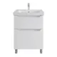 Тумба под раковину RUVANN BELLO 60 в ванную напольная цвет белый