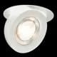 Светильник точечный светодиодный встраиваемый ST LUCE ST654.538.10 под отверстие 90 мм 3.50 м² теплый белый свет цвет белый
