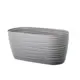 Горшок цветочный Sahara petit box Form-plastic d 27 см 13 см 2.65 л полипропилен серый/серебристый