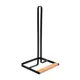 Держатель для кухонных бумажных полотенец Lemax 13x28x13 см металл цвет матовый черный
