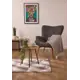 Ковер Agnella Isfahan Esa anthracite 160x240 см шерсть