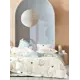 Комплект постельного белья Cristelle Amante 1.5-спальный наволочки 50x70 - 1 шт 70x70 - 1 шт цвет белый/голубой AM01-128