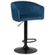 Барный стул Dobrin Darcy Black LM-5025_BlackBase 51x107x46 см цвет синий