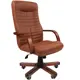 Офисное кресло Chairman 480 wd 60x120.5x70 см эко кожа цвет коричневый