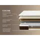 Матрас Димакс Мега Медиум 80x190x23 см независимый пружинный блок, односпальный