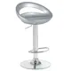 Барный стул Dobrin Disco LM 47x100x44 см ABS-пластик цвет серебряный