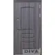 Входная дверь Diva МД-42 205x86см правый цвет Д15 белый софт/сандал серый с зеркалом