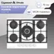 Газовая варочная панель Zigmund & Shtain M 26.7 W 69 см 5 конфорок цвет белый