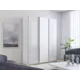 Шкаф-купе Мебельная компания е1 550361 230x210х57 см 10 полок лдсп цвет белый снег