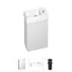 Тумба с раковиной подвесная Wellsee WC Area 20216827R с донным клапаном цвет белый