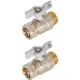 Кран шаровой прямой СТМ CWPM1220K02 1/2"x20 мм НР PN16 латунь ручка бабочка