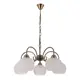 Люстра потолочная ARTE LAMP MARGO 5 ламп 15 м² цвет коричневый