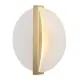 Настенный светильник светодиодный Crystal Lux Agosto ap5w brass теплый белый (желтый) свет цвет белый/латунь