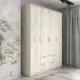 Шкаф распашной Ваша мебель 160x210x50 см ЛДСП цвет дуб крафт белый