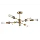 Люстра на штанге Ambrella light High light Lh55161 6 ламп 28 м² цвет прозрачный, латунь