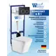 Комплект инсталляция с унитазом Weltwasser BG46019 цвет белый