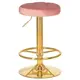 Барный стул Dobrin Bruno gold lm-5008 36x83x36 цвет розовый