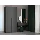 Шкаф распашной Мебельная компания е1 LCK_G_SH_M1_1000_DM 101x220x52.5 см серый диамант ЛДСП