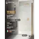 Душевая дверь Doccia GLASS600pt/GL/2BR 60см эффект стекла прозрачный распашной