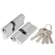 Цилиндровый механизм Ajax (AX100/90) AX1000Key90 (40+10+40) CP хром