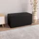 Пуф экокожаSalon Tron Куб puf_cub_80_15, 40x80 см, экокожа черный