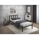 Кровать Стиллмет Тринго 95 x 85.5 x 206 см металл цвет черный