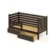 Кровать Solarius Det-spin70-140ven-full-2yash 80 x 101 x 150 см сосна цвет коричневый