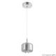Светильник подвесной Crystal Lux Box sp1 chrome-smoke 1 лампа 2 м² цвет хром