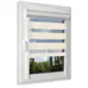 Рулонная штора день/ночь Унистайл RKRZZHEL125155, 125x155см, цвет жёлтый/золотой
