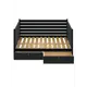 Кровать Solarius Tahta-spin160-200ser-2yash 170 x 101 x 210 см сосна цвет серый