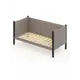 Кровать Solarius Тахта реечное основание 110 x 101 x 190 см дерево цвет мокко мусс;антрацит