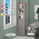 Стеллаж с полками Мэрдэс СУ(ш1в2)+1ФГ+1ФС 50x216x34 см нагрузка до 30 кг ЛДСП цвет нельсон