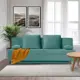 Диван раскладной Cityhd Прямой диван 190x73x73 см велюр цвет бирюзовый
